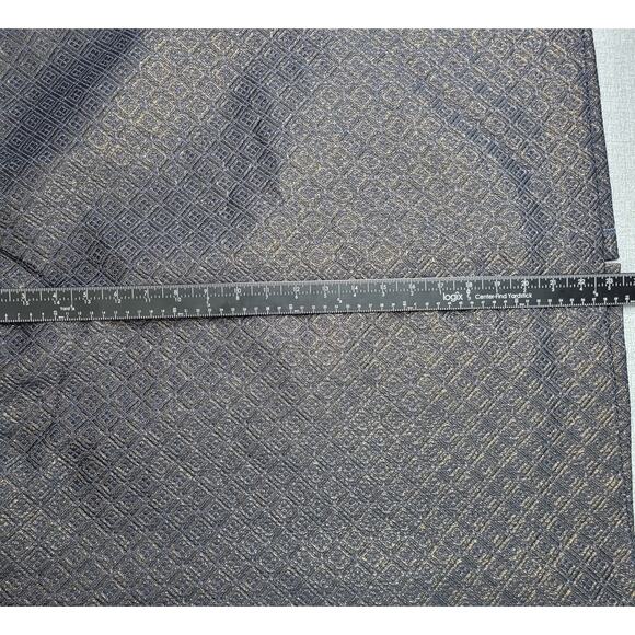 Worthington Belted Pencil Skirt Womens 18 Back Zip Pockets Black Gold Blue - Picture 11 of 12